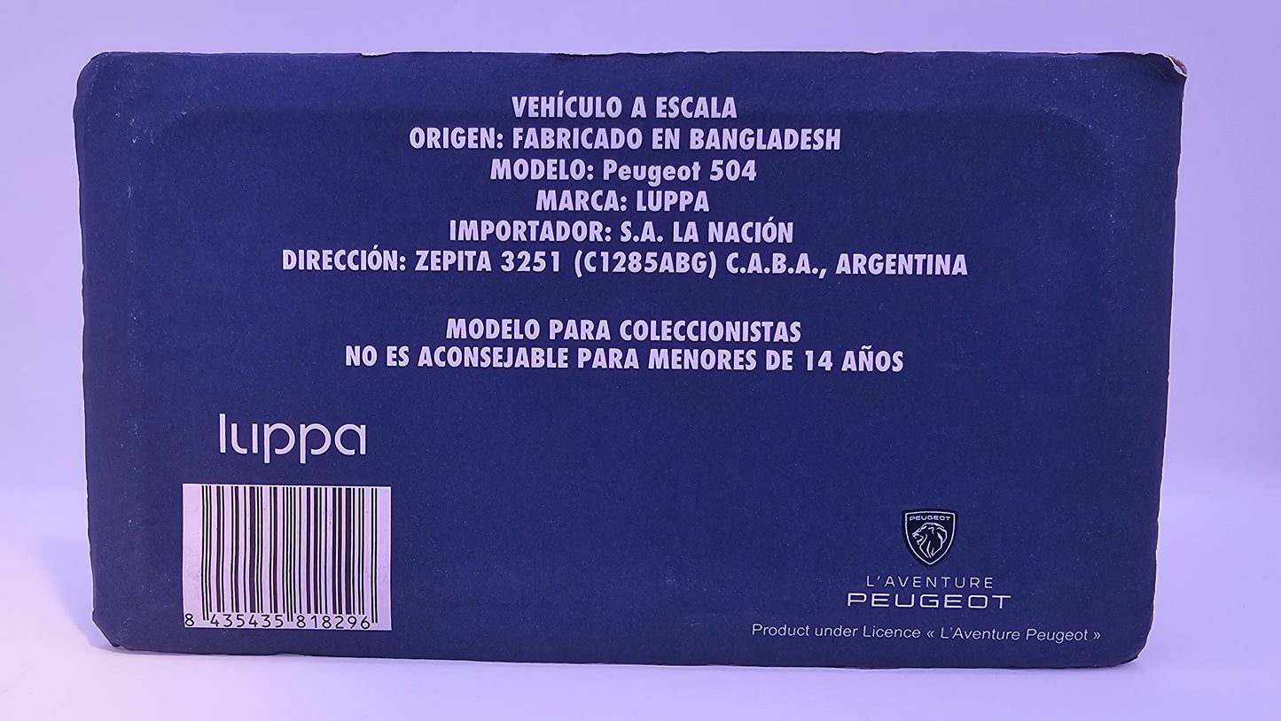 Peugot 504 1969 - Escala 1/43 - Luppa
