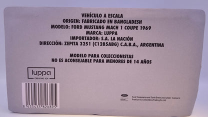 Ford Mustang Mach 1 Coupe 1969 - Escala 1/43 - Luppa