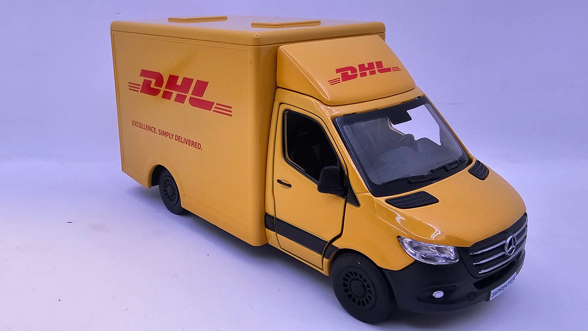 Mercedes Benz Sprinter DHL - Escala 1/48 - Kinsmart - (Sin caja)