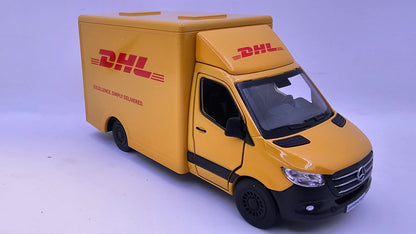 Mercedes Benz Sprinter DHL - Escala 1/48 - Kinsmart - (Sin caja)