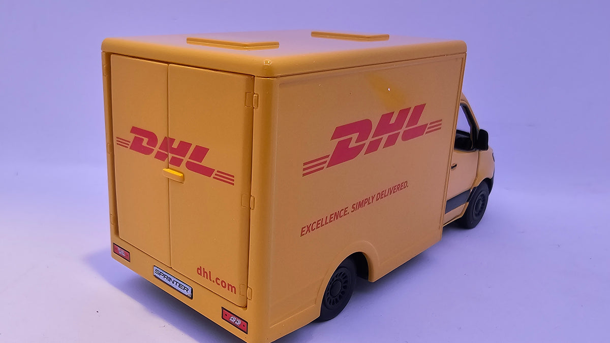 Mercedes Benz Sprinter DHL - Escala 1/48 - Kinsmart - (Sin caja)