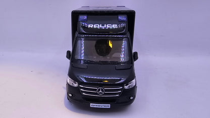 Mercedes Benz Sprinter Policia - Escala 1/48 - Kinsmart - (Sin caja)