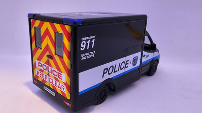 Mercedes Benz Sprinter Policia - Escala 1/48 - Kinsmart - (Sin caja)