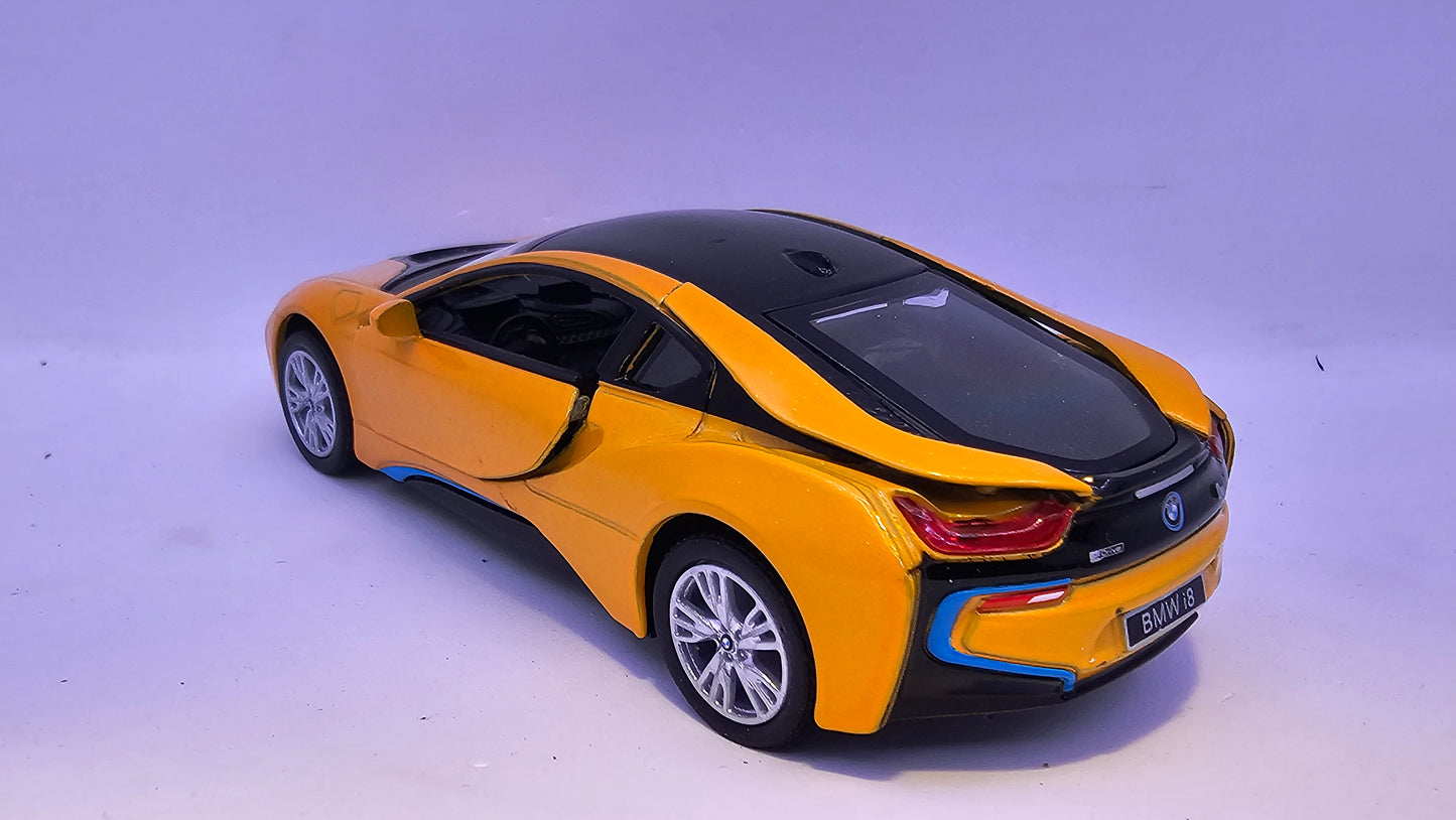 BMW i8 - Escala 1/36 - Kinsmart - (Sin caja)