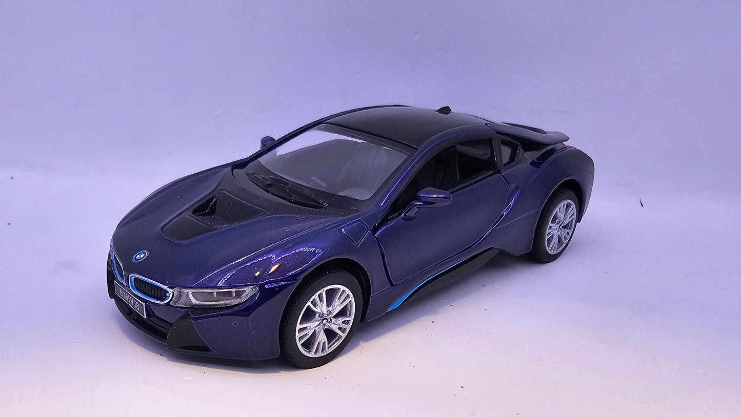 BMW i8 - Escala 1/36 - Kinsmart - (Sin caja)
