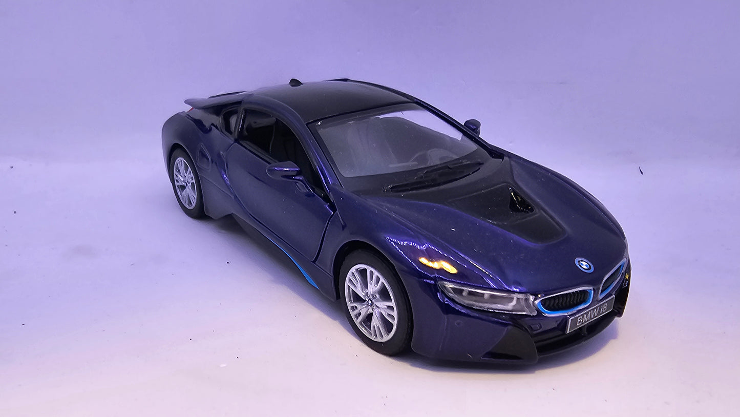 BMW i8 - Escala 1/36 - Kinsmart - (Sin caja)