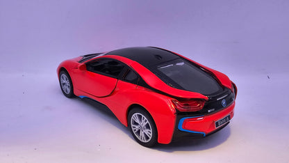 BMW i8 - Escala 1/36 - Kinsmart - (Sin caja)