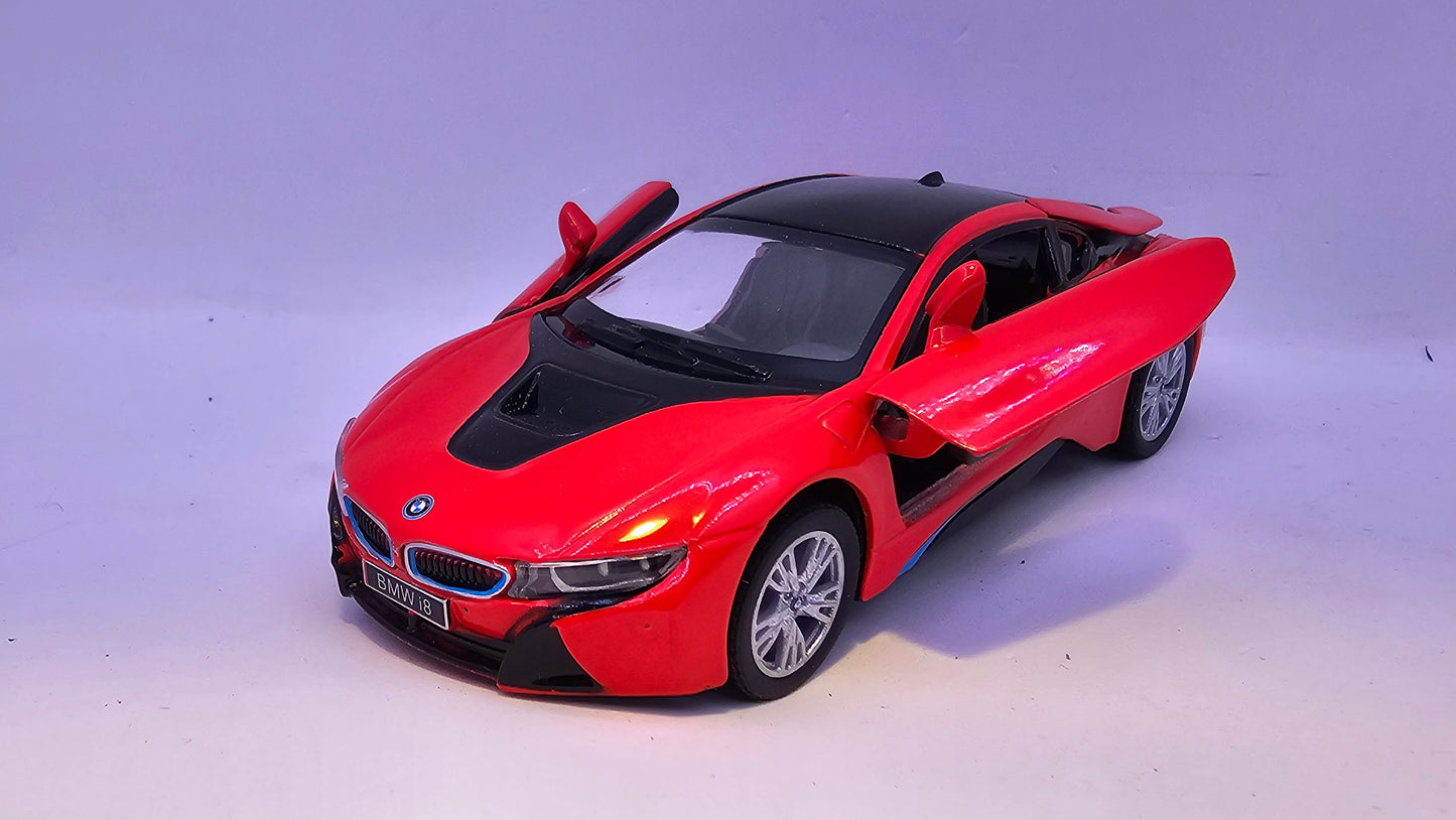 BMW i8 - Escala 1/36 - Kinsmart - (Sin caja)