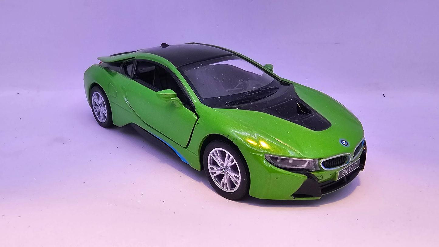 BMW i8 - Escala 1/36 - Kinsmart - (Sin caja)