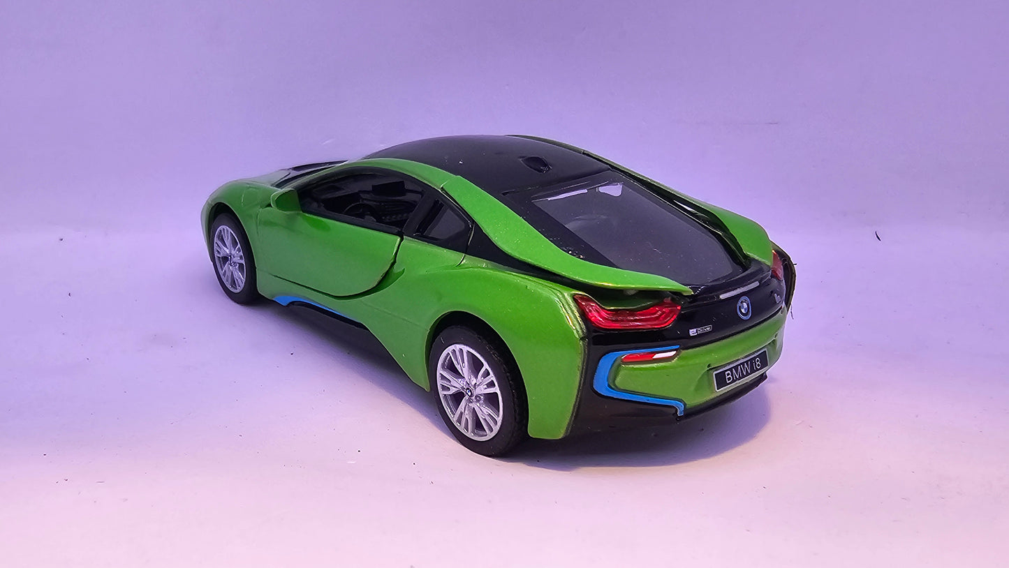 BMW i8 - Escala 1/36 - Kinsmart - (Sin caja)