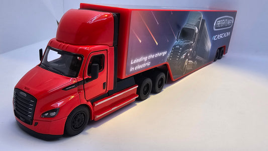 Camion Freightliner eCascadia - Escala 1/62 - Kinsmart - (Sin caja)