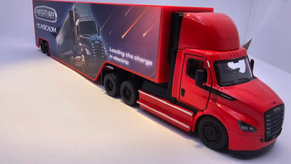 Camion Freightliner eCascadia - Escala 1/62 - Kinsmart - (Sin caja)