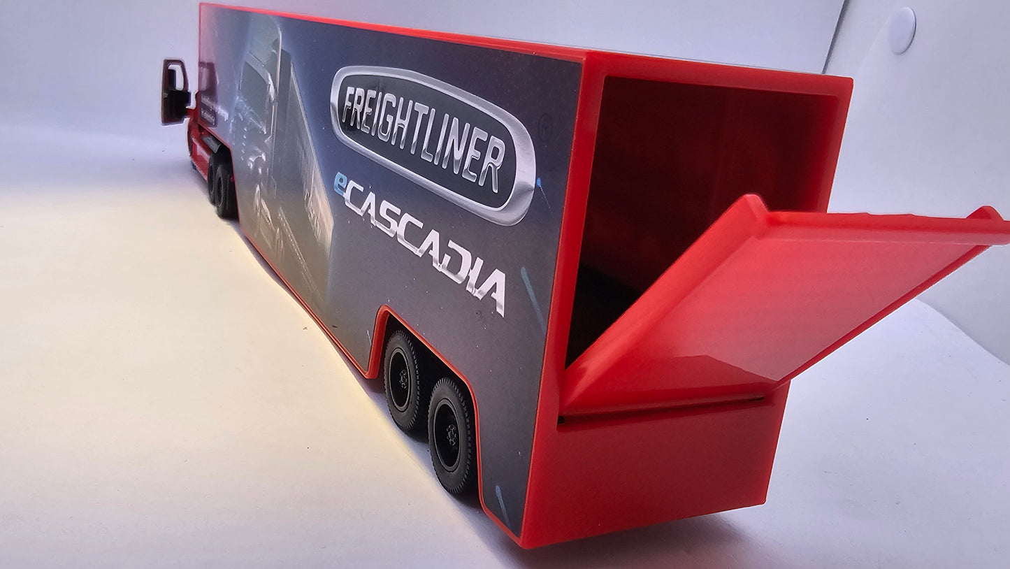 Camion Freightliner eCascadia - Escala 1/62 - Kinsmart - (Sin caja)