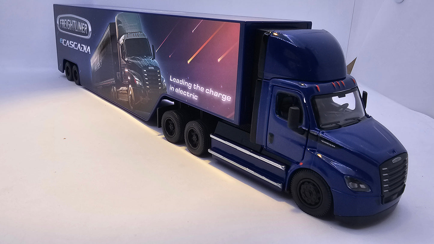 Camion Freightliner eCascadia - Escala 1/62 - Kinsmart - (Sin caja)