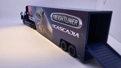 Camion Freightliner eCascadia - Escala 1/62 - Kinsmart - (Sin caja)