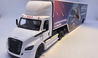 Camion Freightliner eCascadia - Escala 1/62 - Kinsmart - (Sin caja)