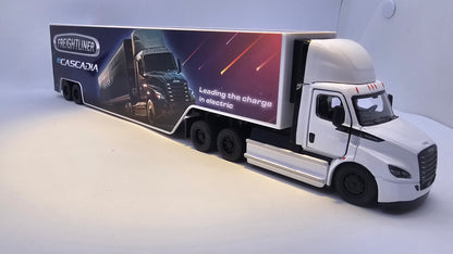 Camion Freightliner eCascadia - Escala 1/62 - Kinsmart - (Sin caja)