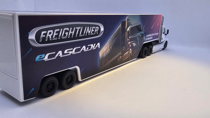 Camion Freightliner eCascadia - Escala 1/62 - Kinsmart - (Sin caja)