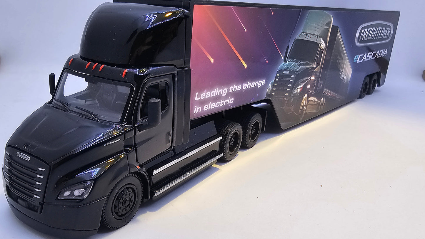 Camion Freightliner eCascadia - Escala 1/62 - Kinsmart - (Sin caja)