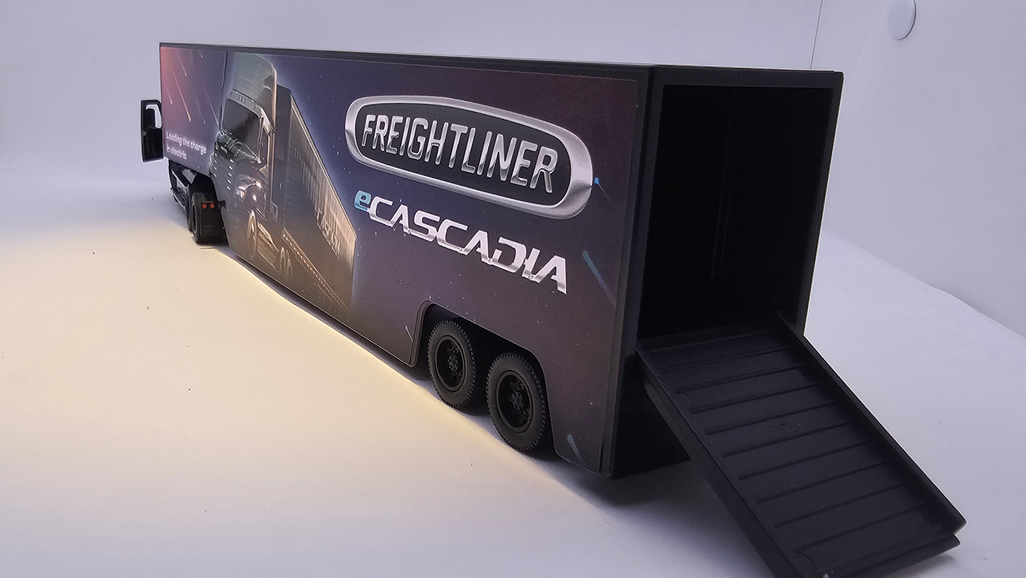 Camion Freightliner eCascadia - Escala 1/62 - Kinsmart - (Sin caja)