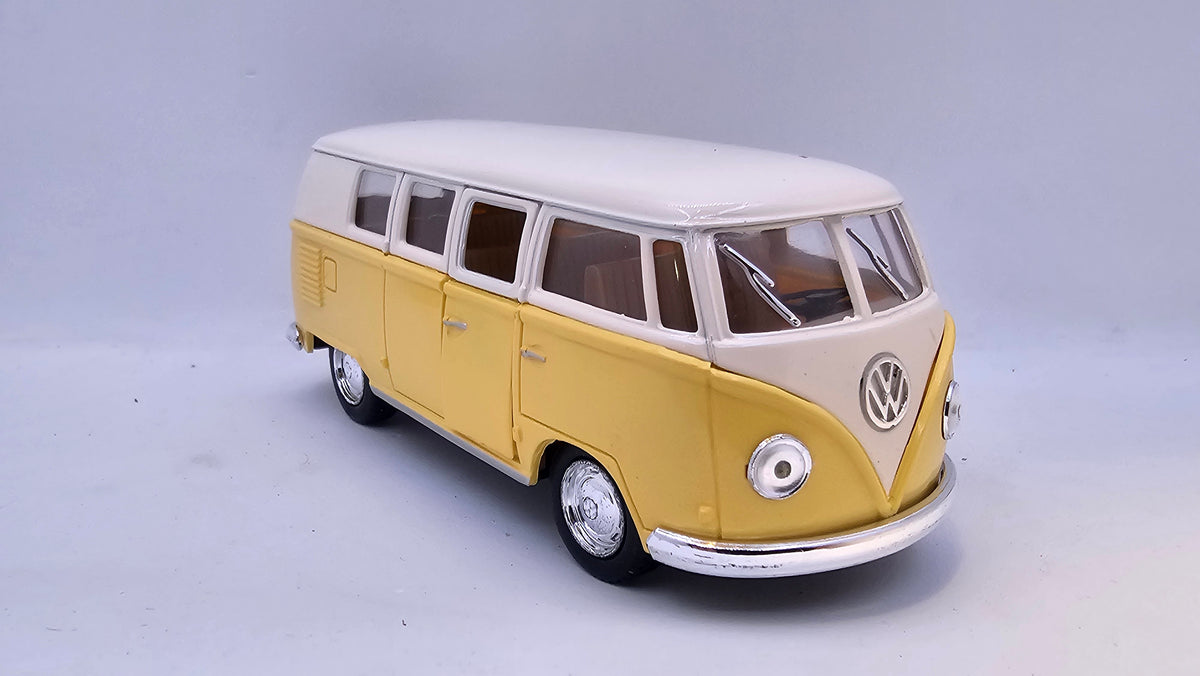 Volkswagen Classical Bus 1962 "Colores Pastel" - Escala 1/32 - Kinsmart - (Sin caja)