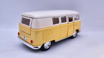 Volkswagen Classical Bus 1962 "Colores Pastel" - Escala 1/32 - Kinsmart - (Sin caja)