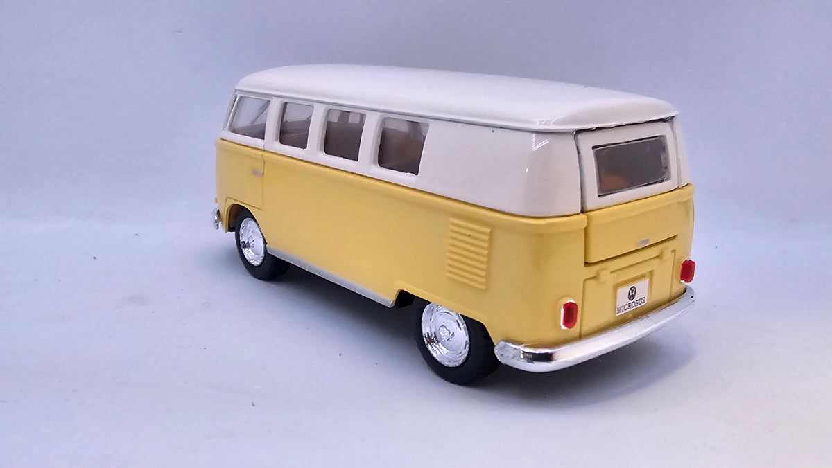 Volkswagen Classical Bus 1962 "Colores Pastel" - Escala 1/32 - Kinsmart - (Sin caja)
