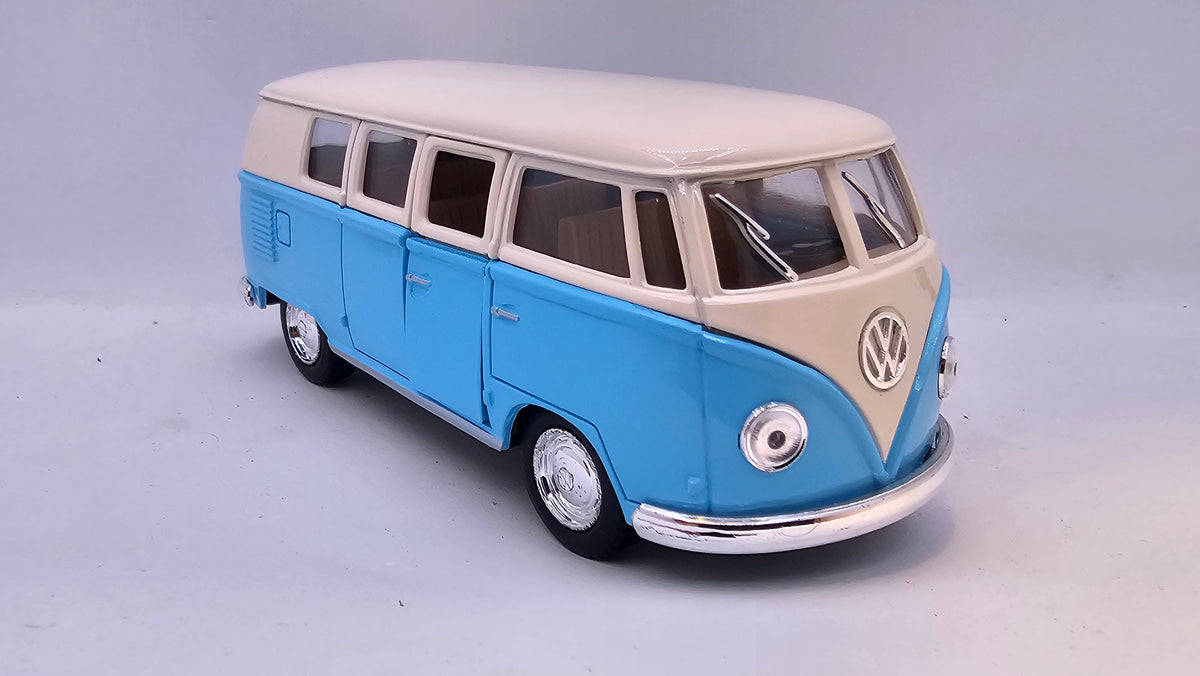 Volkswagen Classical Bus 1962 "Colores Pastel" - Escala 1/32 - Kinsmart - (Sin caja)