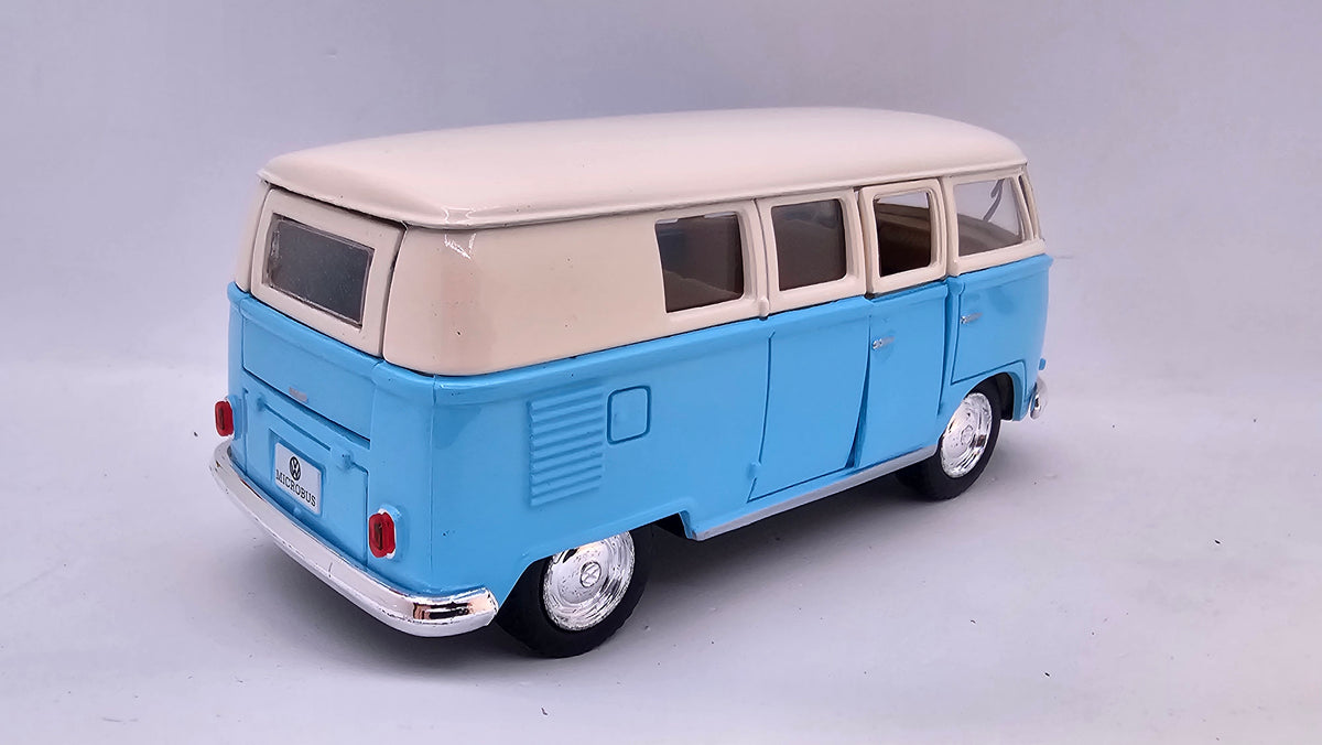 Volkswagen Classical Bus 1962 "Colores Pastel" - Escala 1/32 - Kinsmart - (Sin caja)