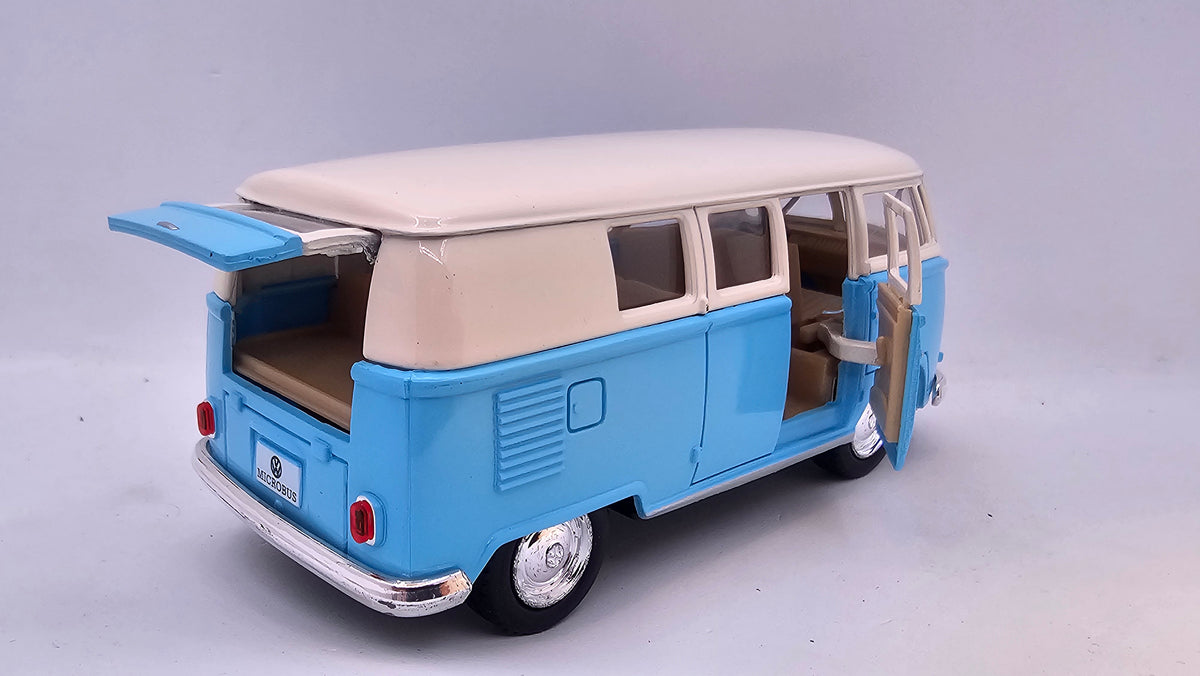 Volkswagen Classical Bus 1962 "Colores Pastel" - Escala 1/32 - Kinsmart - (Sin caja)