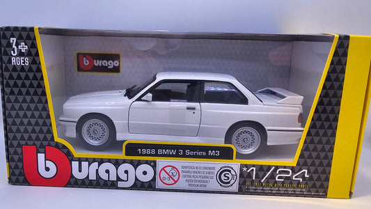 BMW Serie 3 M3 (E30) 1988 - Escala 1/24 - BURAGO