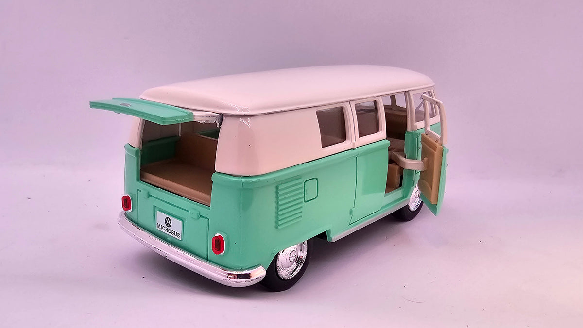 Volkswagen Classical Bus 1962 "Colores Pastel" - Escala 1/32 - Kinsmart - (Sin caja)