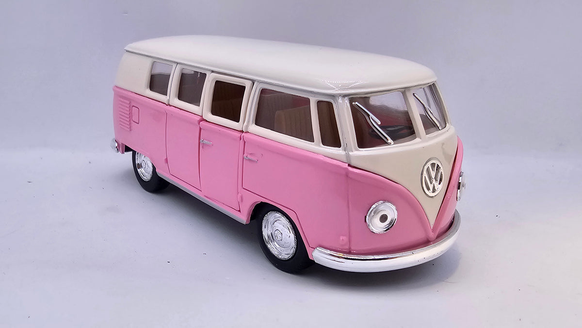 Volkswagen Classical Bus 1962 "Colores Pastel" - Escala 1/32 - Kinsmart - (Sin caja)