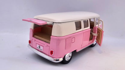 Volkswagen Classical Bus 1962 "Colores Pastel" - Escala 1/32 - Kinsmart - (Sin caja)