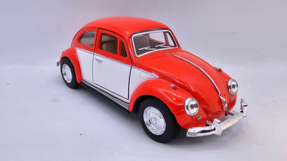 Volkswagen Escarabajo Bicolor 1967 - Escala 1/32 - Kinsmart - (Sin caja)