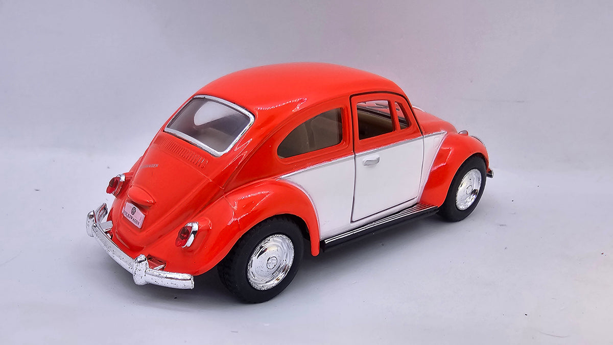Volkswagen Escarabajo Bicolor 1967 - Escala 1/32 - Kinsmart - (Sin caja)