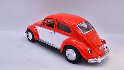 Volkswagen Escarabajo Bicolor 1967 - Escala 1/32 - Kinsmart - (Sin caja)