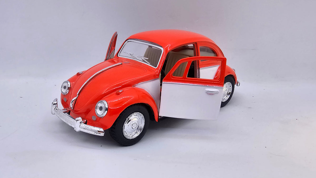 Volkswagen Escarabajo Bicolor 1967 - Escala 1/32 - Kinsmart - (Sin caja)