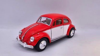 Volkswagen Escarabajo Bicolor 1967 - Escala 1/32 - Kinsmart - (Sin caja)