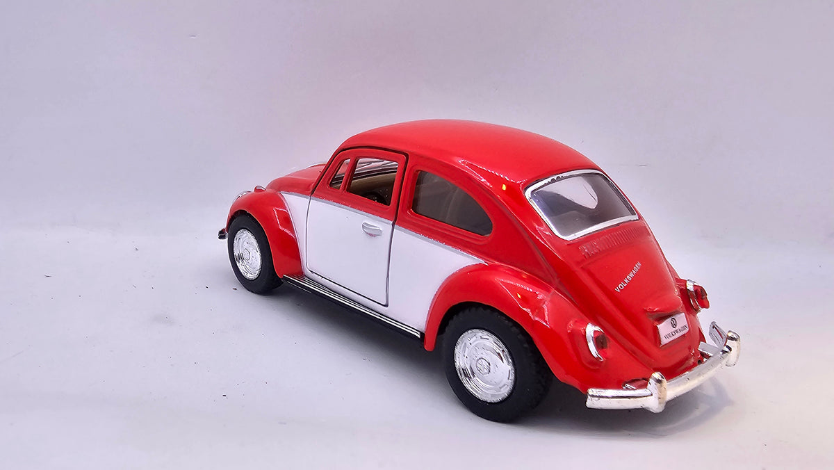 Volkswagen Escarabajo Bicolor 1967 - Escala 1/32 - Kinsmart - (Sin caja)