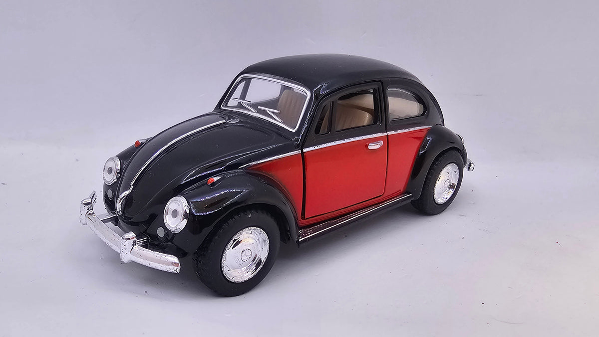 Volkswagen Escarabajo Bicolor 1967 - Escala 1/32 - Kinsmart - (Sin caja)