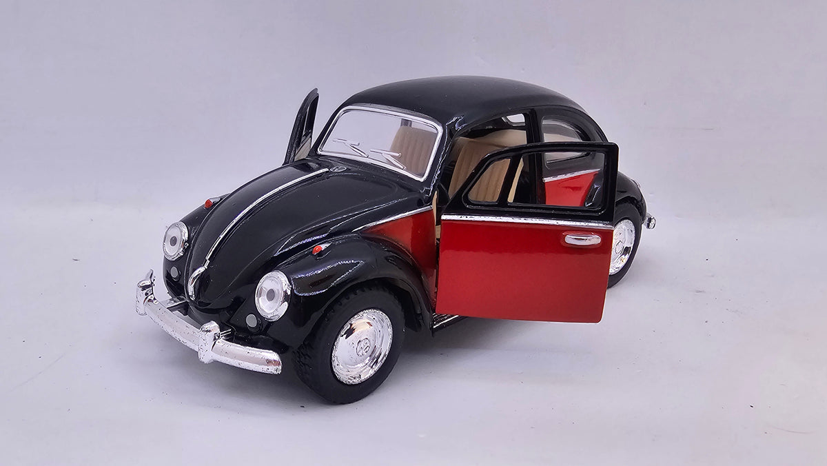 Volkswagen Escarabajo Bicolor 1967 - Escala 1/32 - Kinsmart - (Sin caja)