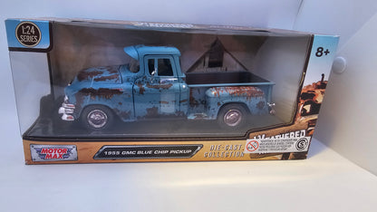 GMC Blue Chip Pick Up 1955 "Oxidada" - Escala 1/24 - Motormax