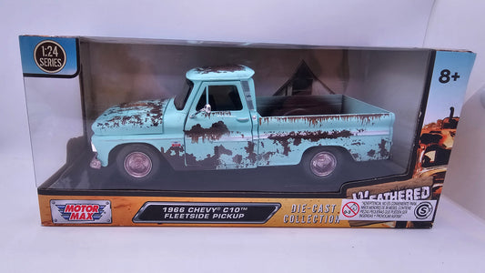 Chevy C10 Pickup 1966 "Oxidada" - Escala 1/24 - MotorMax