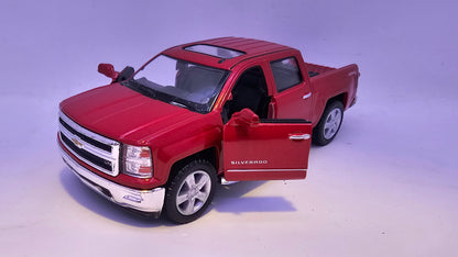 Chevrolet Silverado 2014 - Escala 1/46 - Kinsmart - (Sin caja)