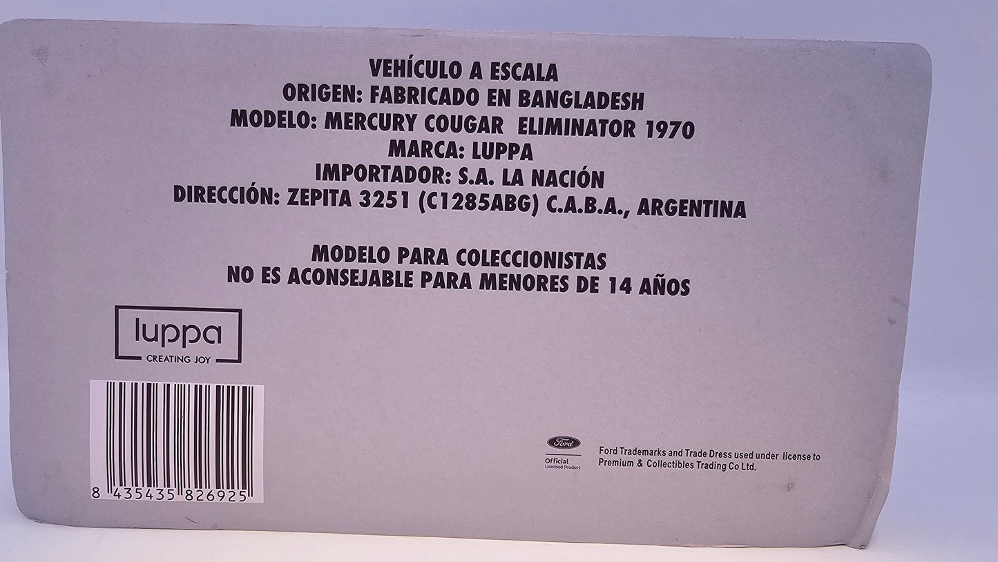 Mercury Cougar Eliminator 1970 - Escala 1/43 - Luppa
