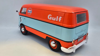 Volkswagen Type 2 Delivery Van Gulf - Escala 1/24 - MotorMax - (Sin Caja)