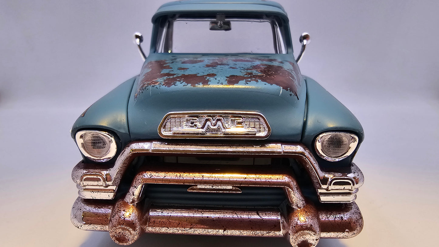 GMC Blue Chip Pick Up 1955 "Oxidada" - Escala 1/24 - Motormax