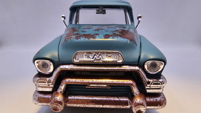 GMC Blue Chip Pick Up 1955 "Oxidada" - Escala 1/24 - Motormax
