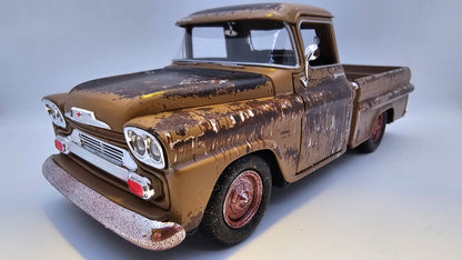 Chevy Apache Pick Up 1958 "Oxidada" - Escala 1/24 - MotorMax
